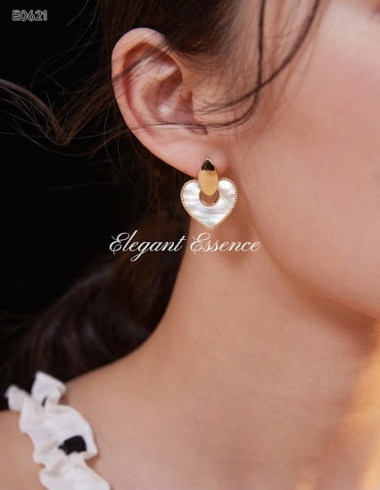 925 silver shell earrings