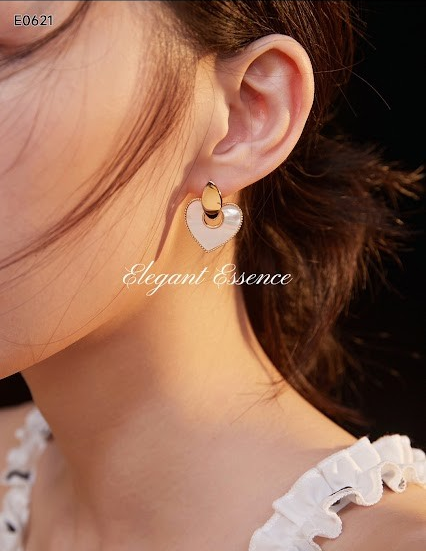 925 silver shell earrings