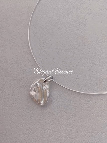 Sterling Silver Petal Necklace